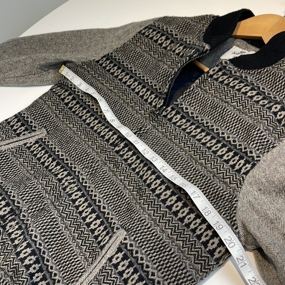 Bellfield bomber jacket grey/black size small - Picture 6 of 11